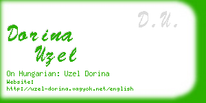 dorina uzel business card